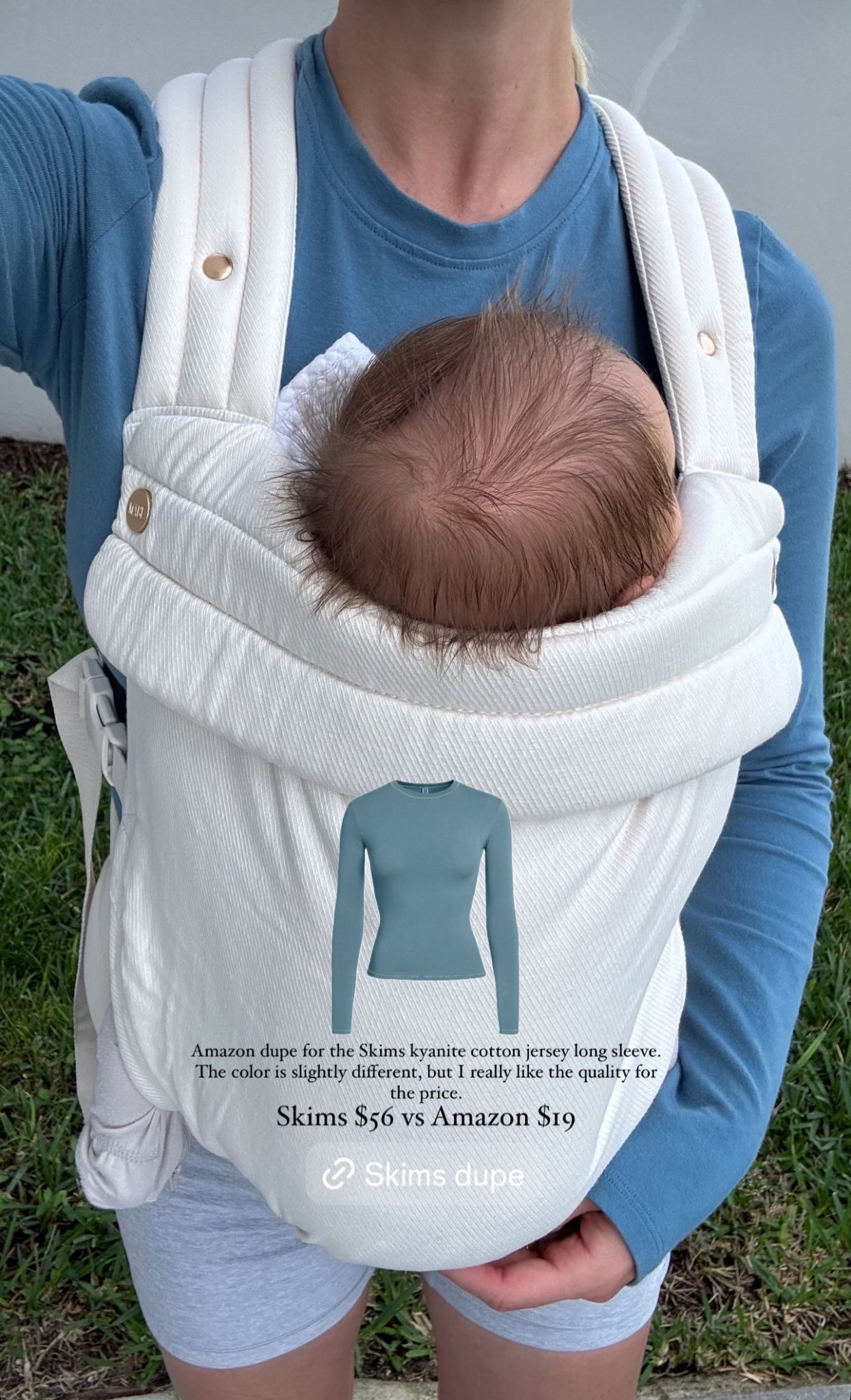 Skims long sleeved kyanite dupe 