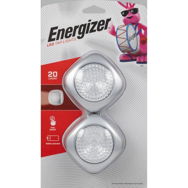 Energizer 2pk LED Tap Cabinet Lights | Target