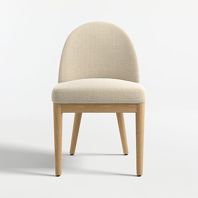 Ana Ivory Natural Wood Dining Chair + Reviews | Crate & Barrel | Crate & Barrel