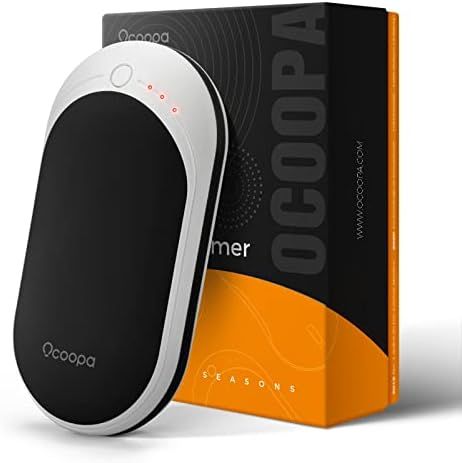 OCOOPA Hand Warmers Rechargeable, 1 Pack 5200mAh Electric Portable Pocket Warmer/Power Bank, Heat Th | Amazon (US)