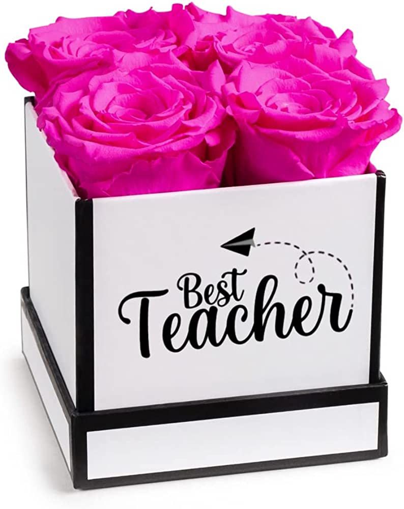 SOHO FLORAL ARTS Best Teachers Gift | Genuine Roses That Last for Years | Teacher Appreciation Gi... | Amazon (US)