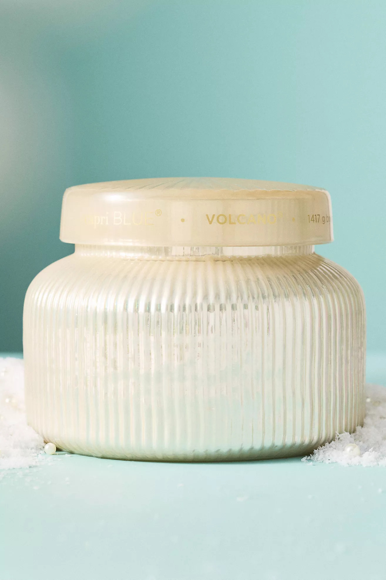 Capri Blue Volcano Glass Candle | Anthropologie (US)