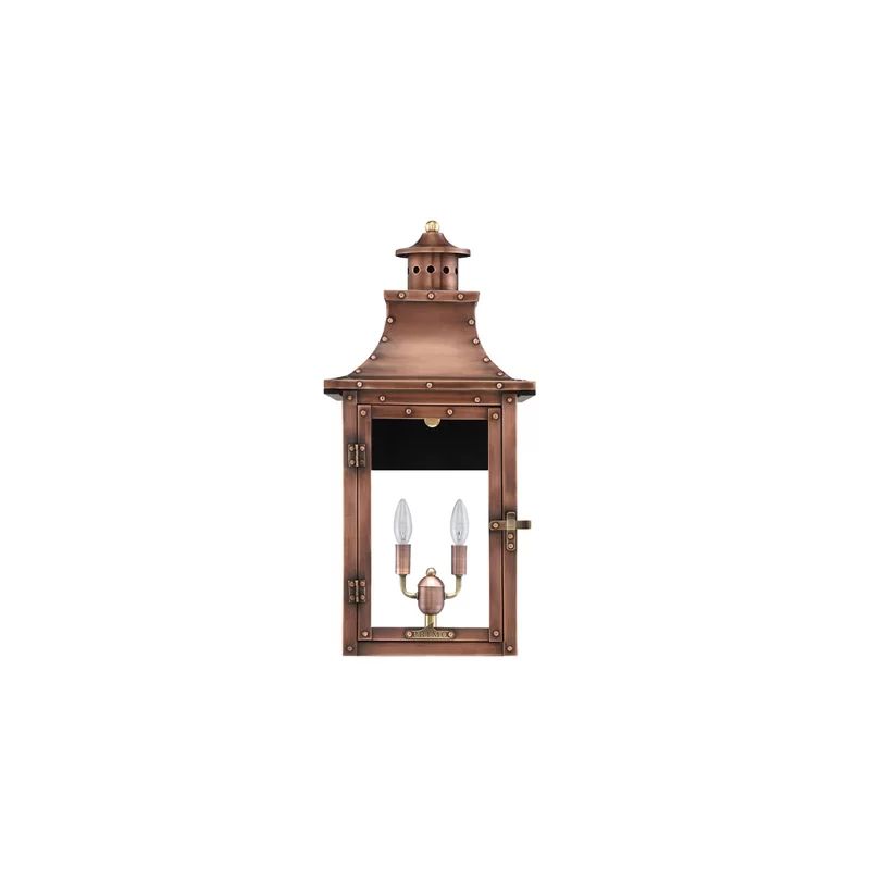 Royal Aged Copper 20'' H Hardwired Lantern Head | Wayfair North America