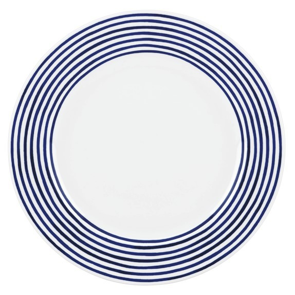 kate spade new york Charlotte Street East Dinner Plate, Navy | Williams-Sonoma