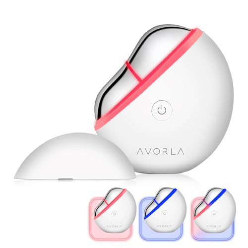 AVORLA LED Gua Sha Facial Tool with Heat and Microcurrent, Skin Toning Device, Skin Light Therapy Anti-Aging/Anti-Wrinkles,face Lift, Eye/face Puffiness, Skin Firm | Amazon (US)