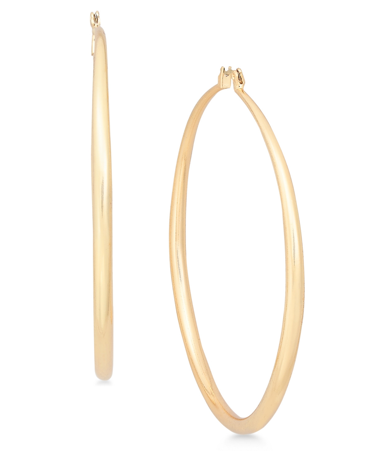 Inc International Concepts Extra Large 2-3/4" Gold-Tone Hoop Earrings, Created for Macy's | Macys (US)