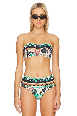 Seafolly Bustier Bikini Top in Ecru from Revolve.com | Revolve Clothing (Global)