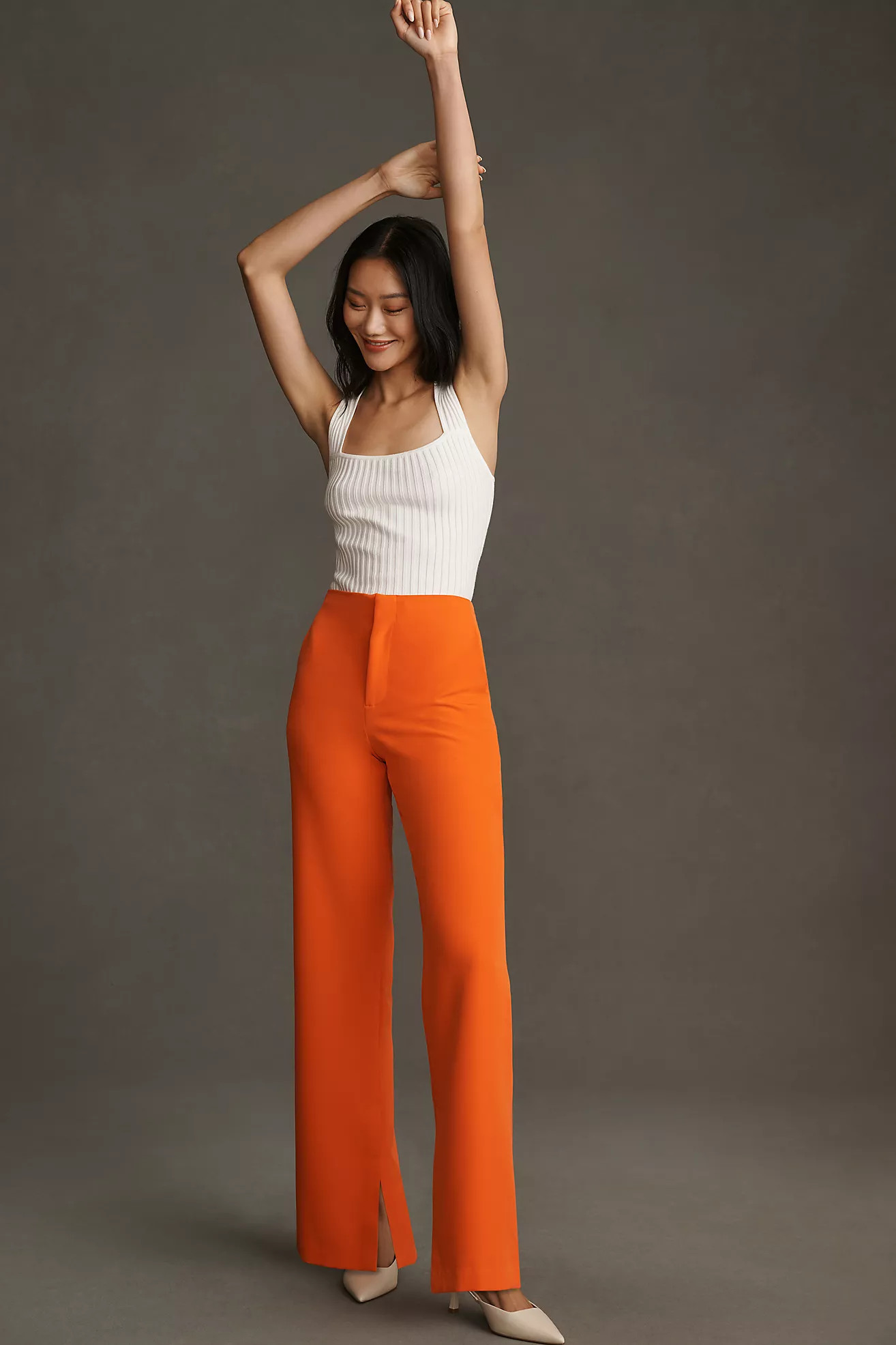 Sanctuary Refine Side-Slit Trousers | Anthropologie (US)