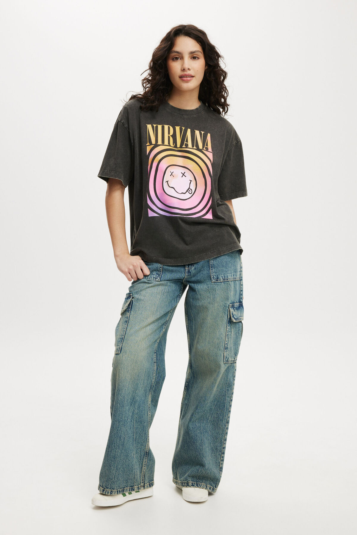 Nirvana Boxy Graphic Tee | Cotton On (US)
