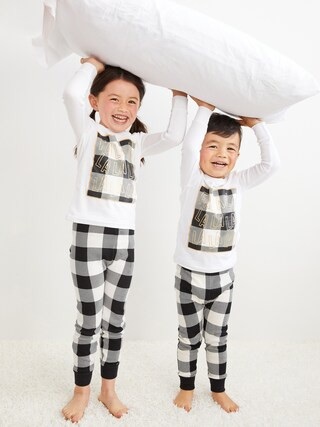 Matching Printed Snug-Fit Pajama Set for Toddler & Baby | Old Navy (US)