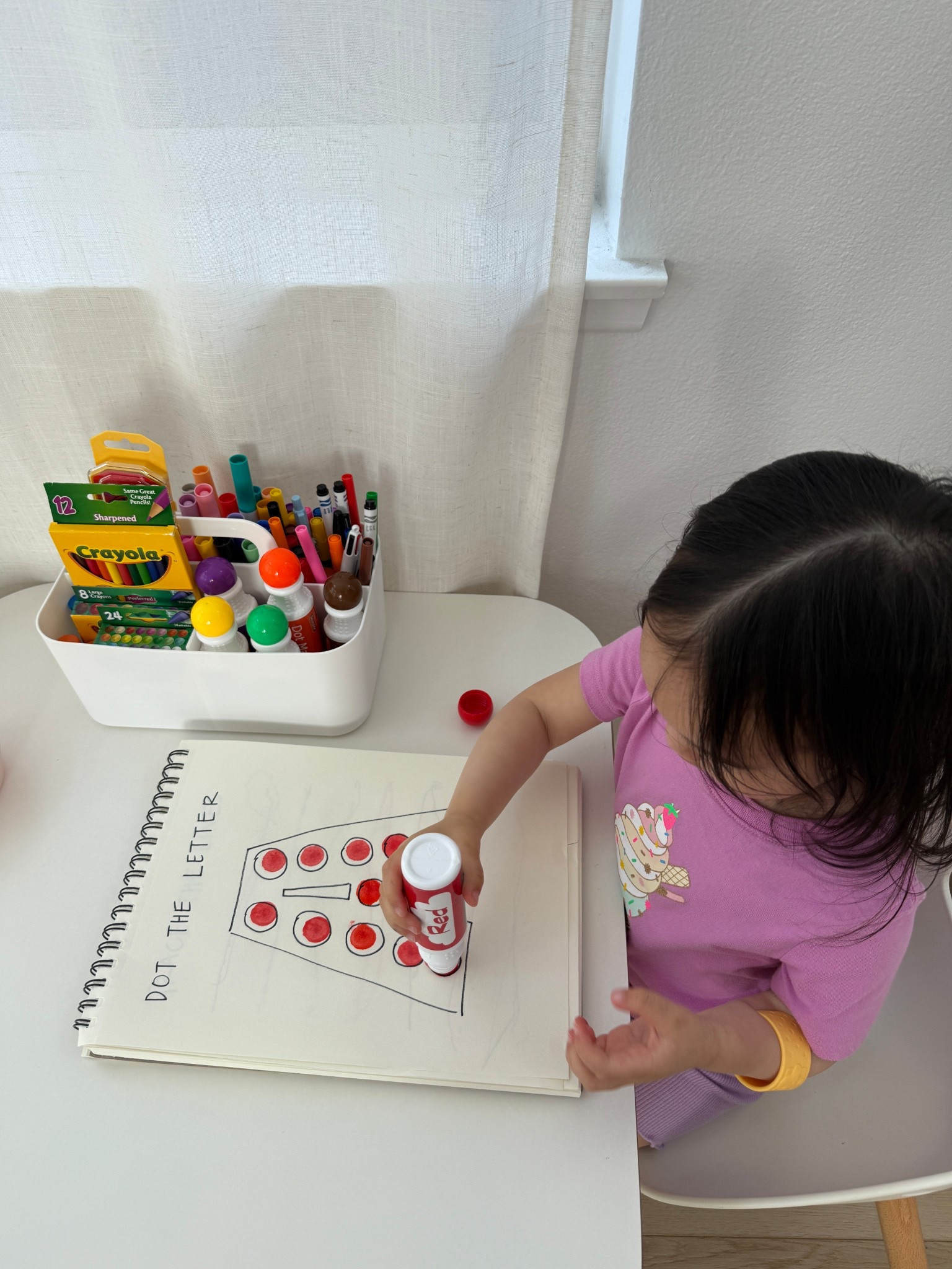 activity worksheets 👏 linking all our supplies here and sketch book! #toddleractivities #toddlerfun #motherhood 

#LTKKids #LTKBaby #LTKHome