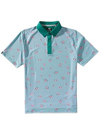 Callaway Short Sleeve Azalea Gingham Print Golf Polo Shirt - M | Dillard's