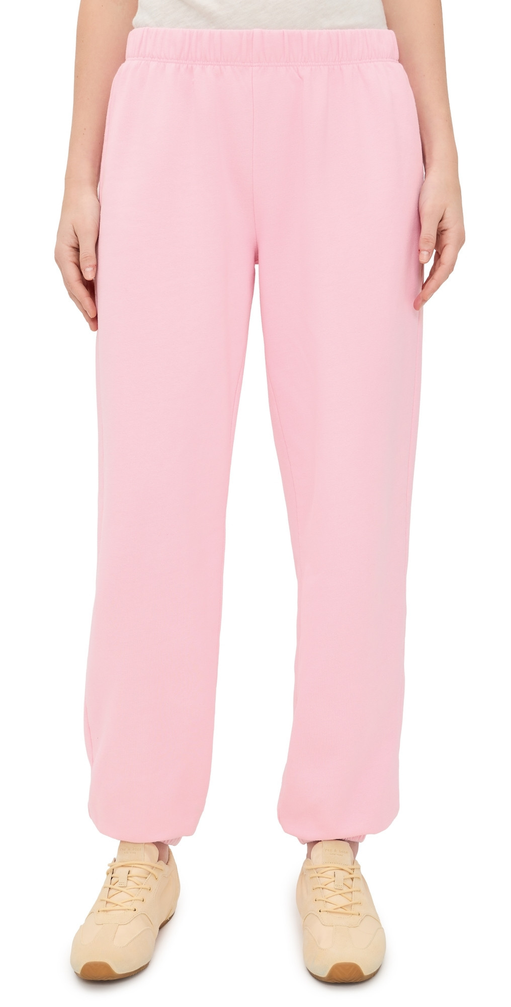 Year of Ours The Stadium Joggers Strawberry Cream L | Shopbop