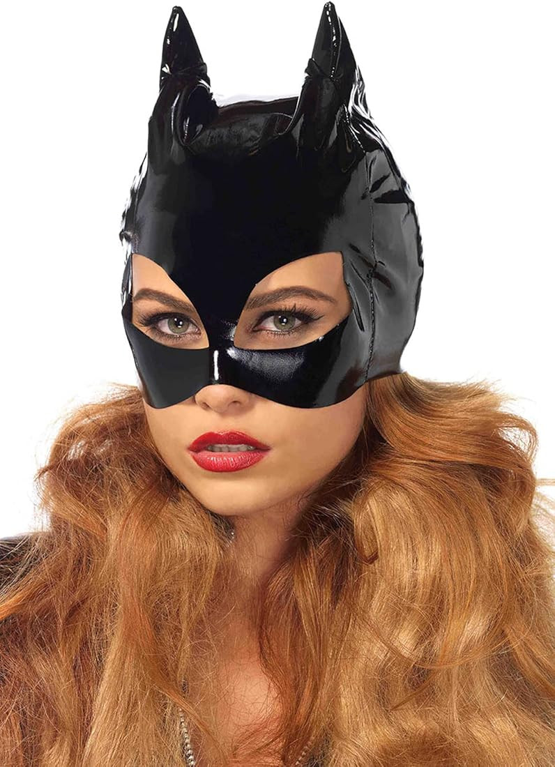 Amazon.com: Leg Avenue Women's Black Vinyl Cat Mask, One Size : Leg Avenue: Clothing, Shoes & Jew... | Amazon (US)