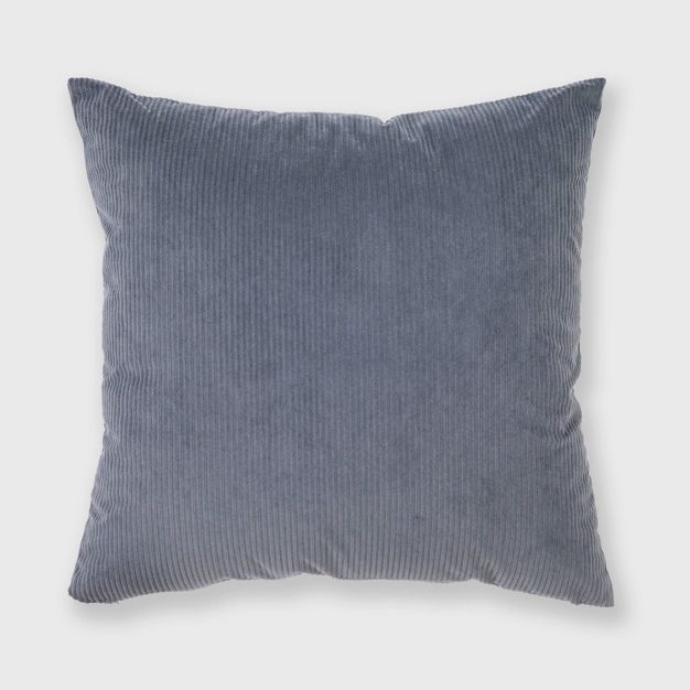 18"x18" Solid Ribbed Textured Square Throw Pillow - freshmint | Target
