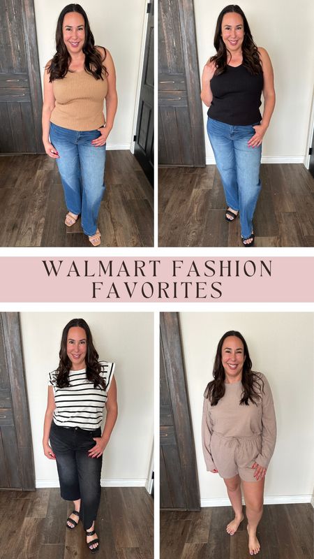 #walmartpartner Here are some cute stuff from @walmart that you can only find online! I’m wearing an XL in these and a size 14 in these jeans #walmartfashion @walmartfashion

#LTKstyletip #LTKSeasonal #LTKfindsunder50