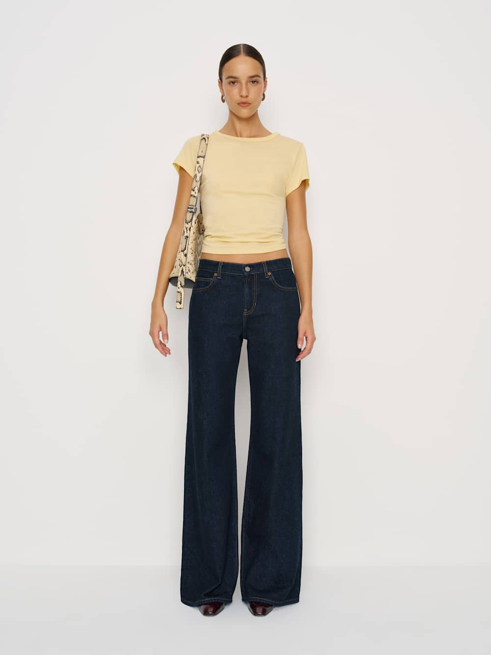 Cary Low Rise Slouchy Wide Leg Jeans | Reformation (Global)