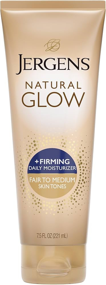 Jergens Natural Glow Daily Firming Moisturizer, For Fair to Medium Skin Tones, 7.5 oz | Amazon (US)