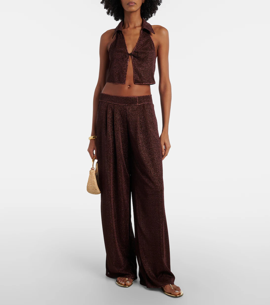 Lumière wide-leg pants | Mytheresa (UK)