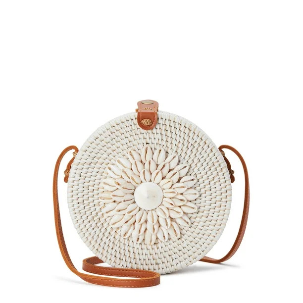 Twig & Arrow Seashell Crossbody Bag with Snap Closure | Walmart (US)
