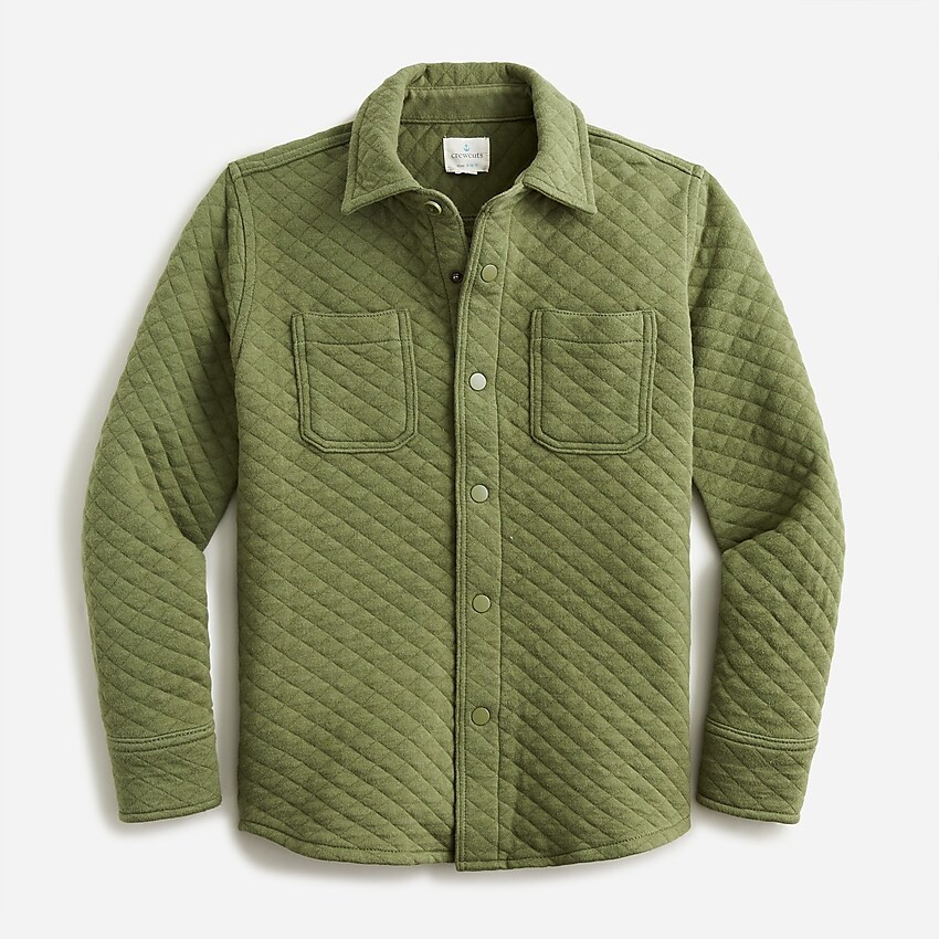 Boys' quilted knit shirt | J. Crew US