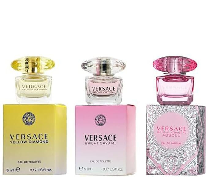 Versace Miniature Variety Trio Collection Perfume Gift Set for Women | Amazon (US)