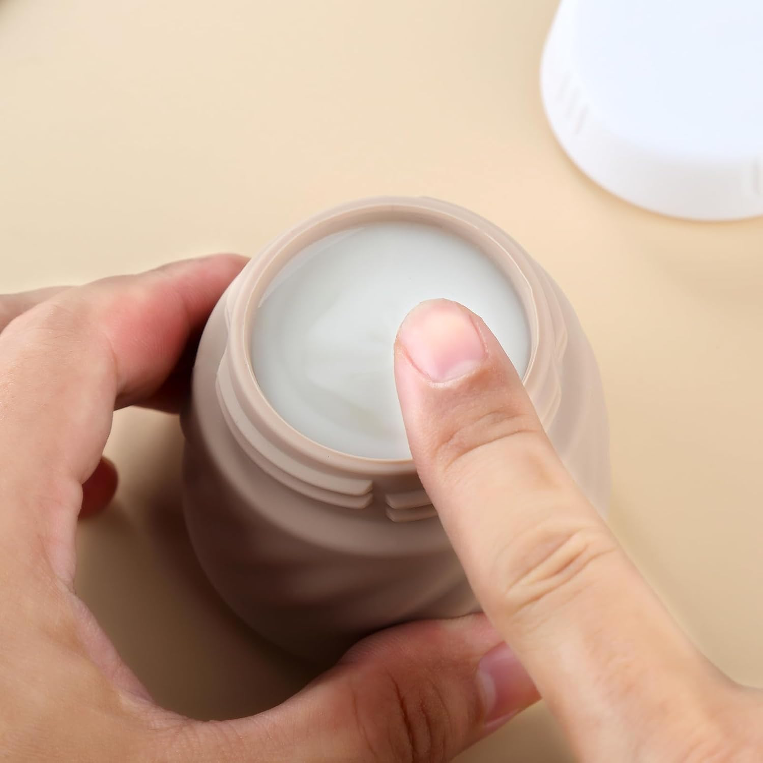 Gemice Travel Containers for Toiletries, TSA Approved 3 oz Leak-proof Silicone Travel Jars for Cr... | Amazon (US)