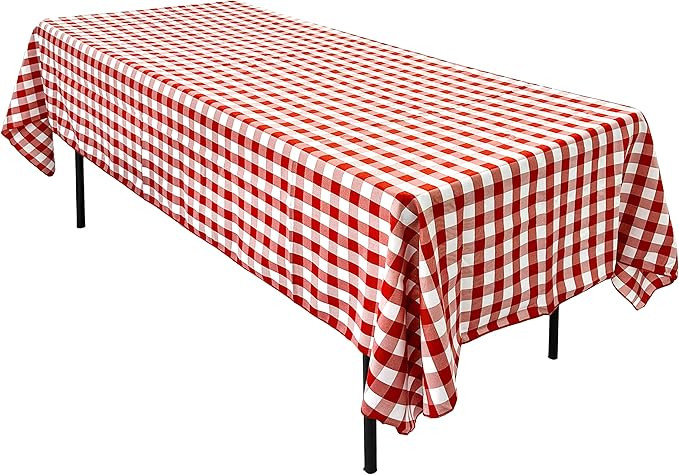 AK TRADING CO. 60 x 126-Inch Rectangular Polyester Tablecloth - Wrinkle-Resistant, Flame Retardan... | Amazon (US)