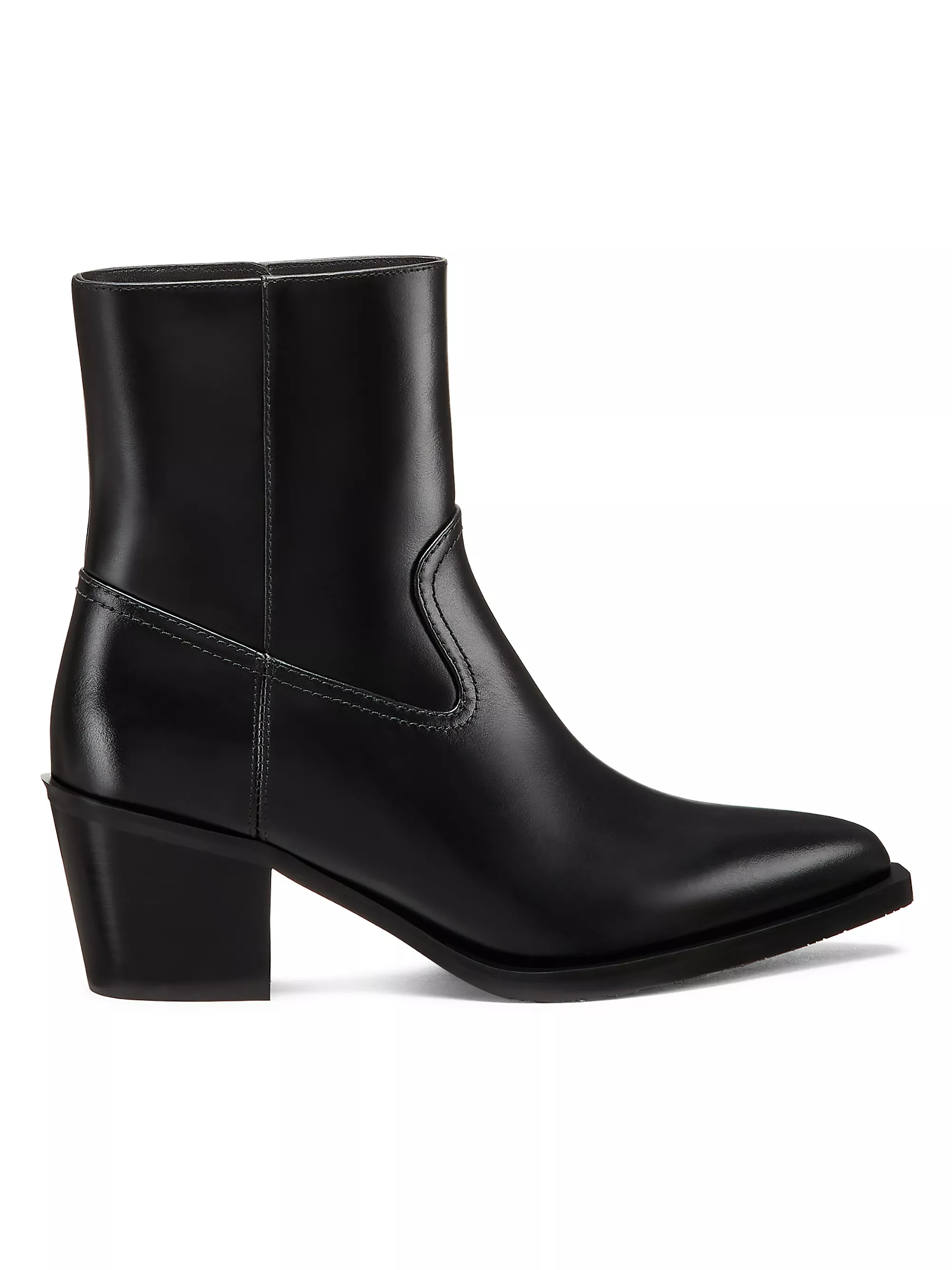 Tate 65MM Leather Booties | Saks Fifth Avenue
