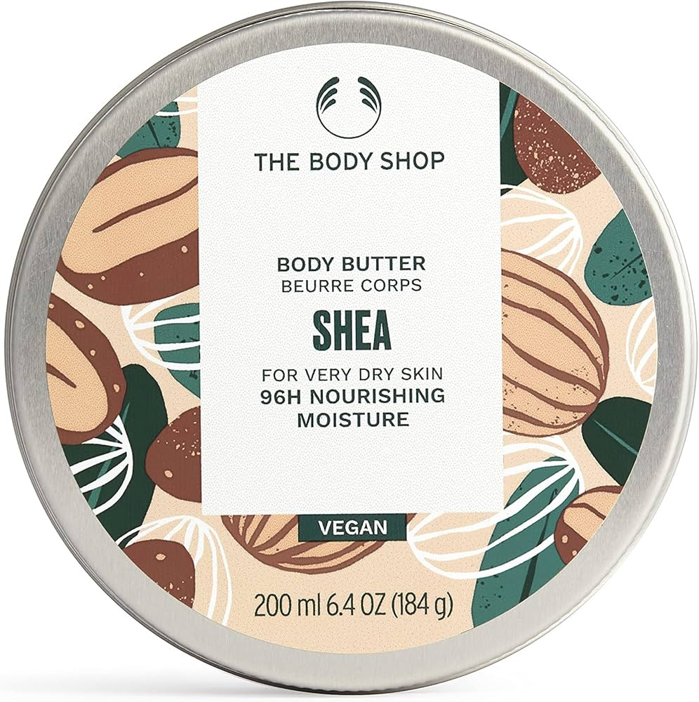 The Body Shop Shea Body Butter – Hydrating & Moisturizing Skincare for Very Dry Skin – Vegan ... | Amazon (US)