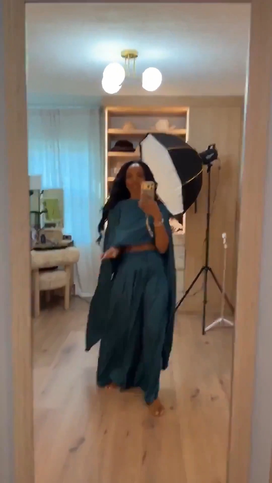 Emerald moment 💚✨  

Flowy, dramatic, and made to move — this set gives effortless glam with every step. Perfect for weddings, formal events, holiday parties, or a luxe birthday look.  

Tap to shop 💚  

Follow me on Instagram and YouTube @kirasfashionfinds  

#LTKPetite #LTKU