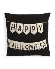 20x20 Happy Halloween Bunting Pillow | Fall Decor | T.J.Maxx | TJ Maxx