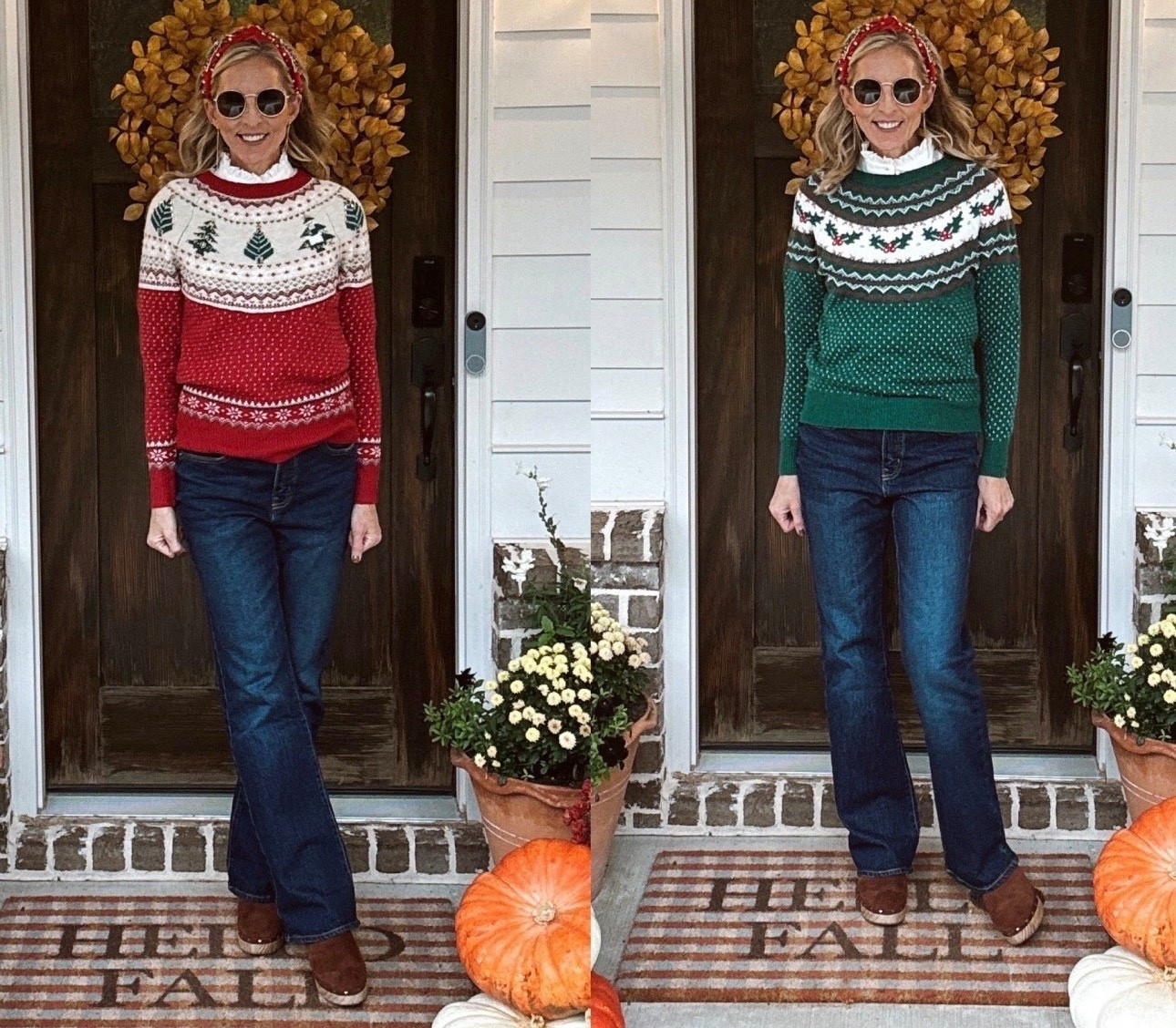 For me, the start of the holiday season begins on Saturday. We are merrily two days away! So, I thought I would get us in the holiday spirit with these holiday time sweaters from Walmart under $20. Styling them with my favorite ruffle neck tops and new color denim under $30 at Walmart.  

Holiday, sweaters, Christmas, sweaters, tacky Christmas, sweaters, holiday, holiday time, Walmart style, Walmart

#LTKWorkwear #LTKSeasonal #LTKHoliday