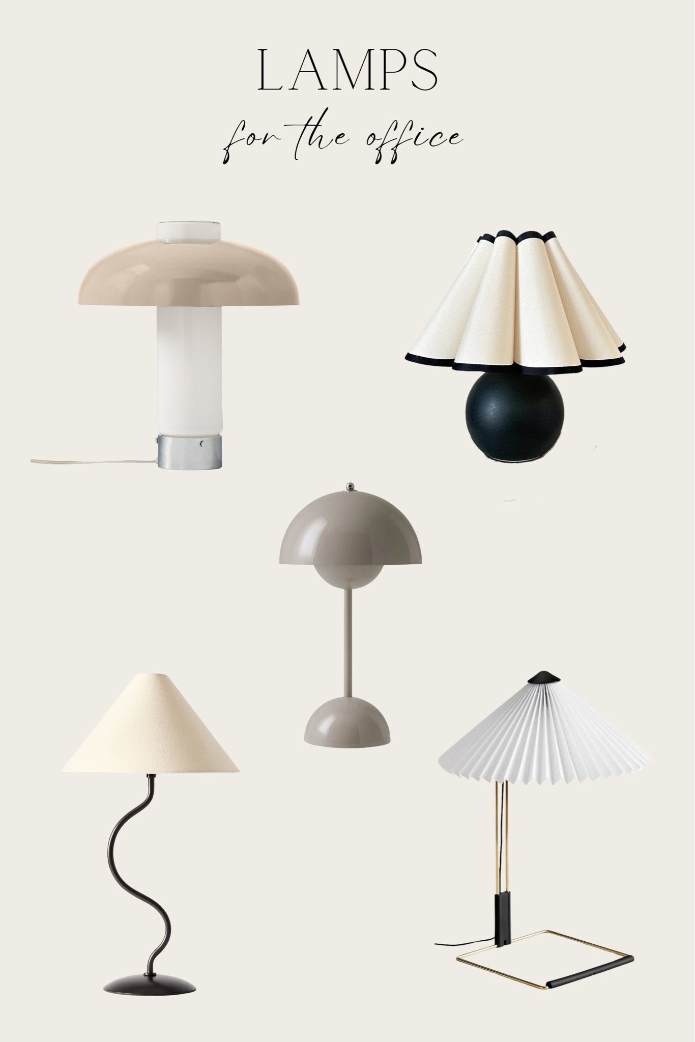 Cool modern lamps for the office 🖤

#LTKhome #LTKfindsunder100 #LTKSpringSale