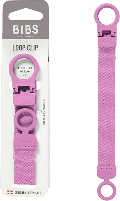 BIBS Loop Pacifier Clip - Sleek, Secure One-Handed Operation, Fits All BIBS and Most Brands, Mach... | Amazon (US)