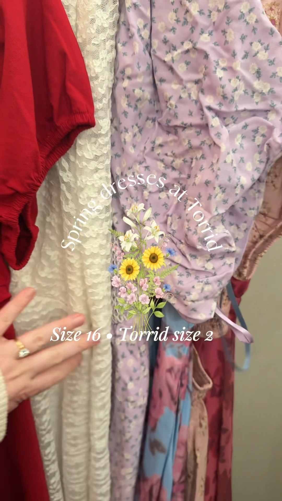 Spring dresses at @Torrid 🌸 size 16 plus size torrid spring sun dress try on! I’m wearing a Torrid size 2 in these cutie spring dresses 

#LTKPlusSize #LTKMidsize