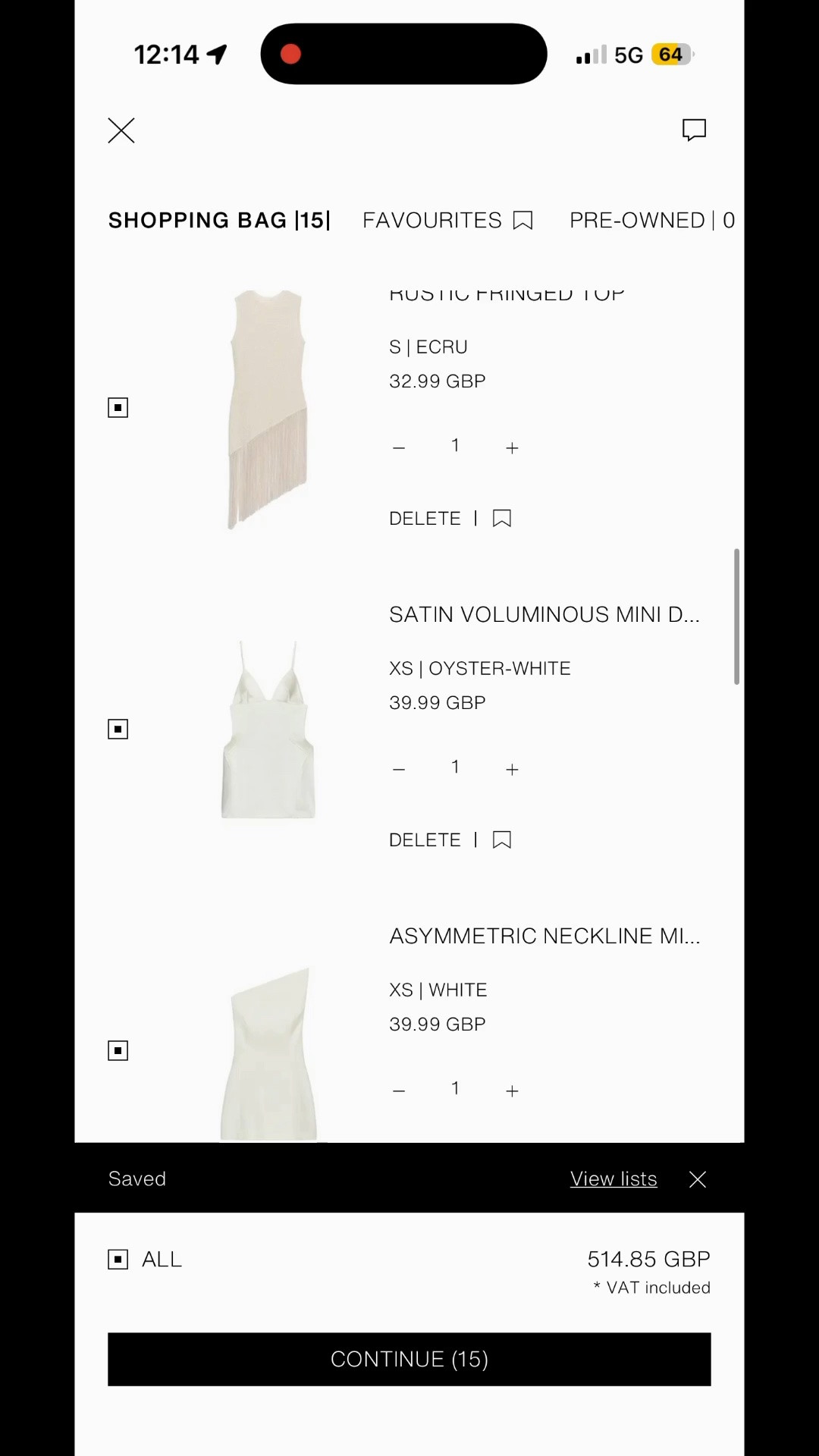What’s in my Zara basket 🙌🏼❤️