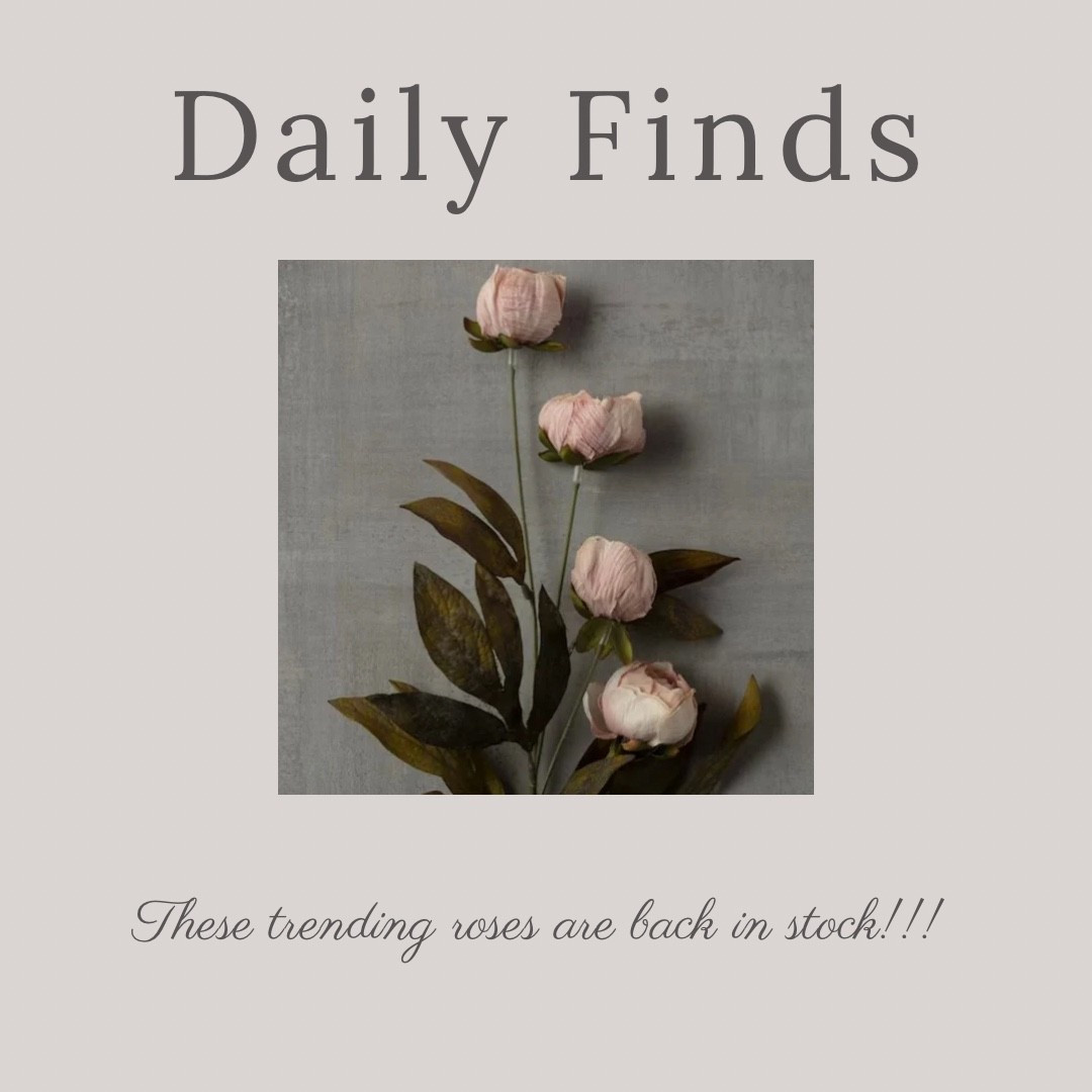 Finally got my hands on these trending tan peony stems!!! I’ve been wanting these for a while now but they are always out of stock! You can also get 30% off right now! 💗




#springflorals #peony #floralstems #springflowers #valentinesday #homedecor #springdecor #homerefresh #neutralstems 

#LTKSaleAlert #LTKHome #LTKSeasonal