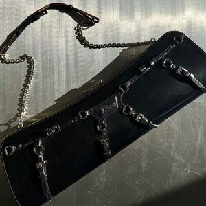 Dior Vintage 2003 Hardcore Bondage Chain Clutch in Black | Poshmark
