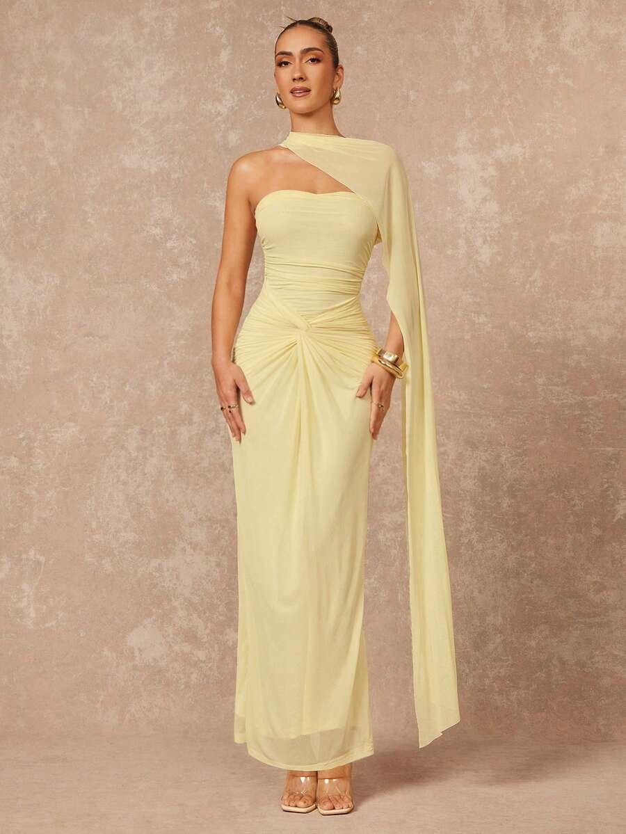 Lumalex Modest New High-End Elegant Old Money Rave Festival Outfits Formal Modest Old Money Cream... | SHEIN