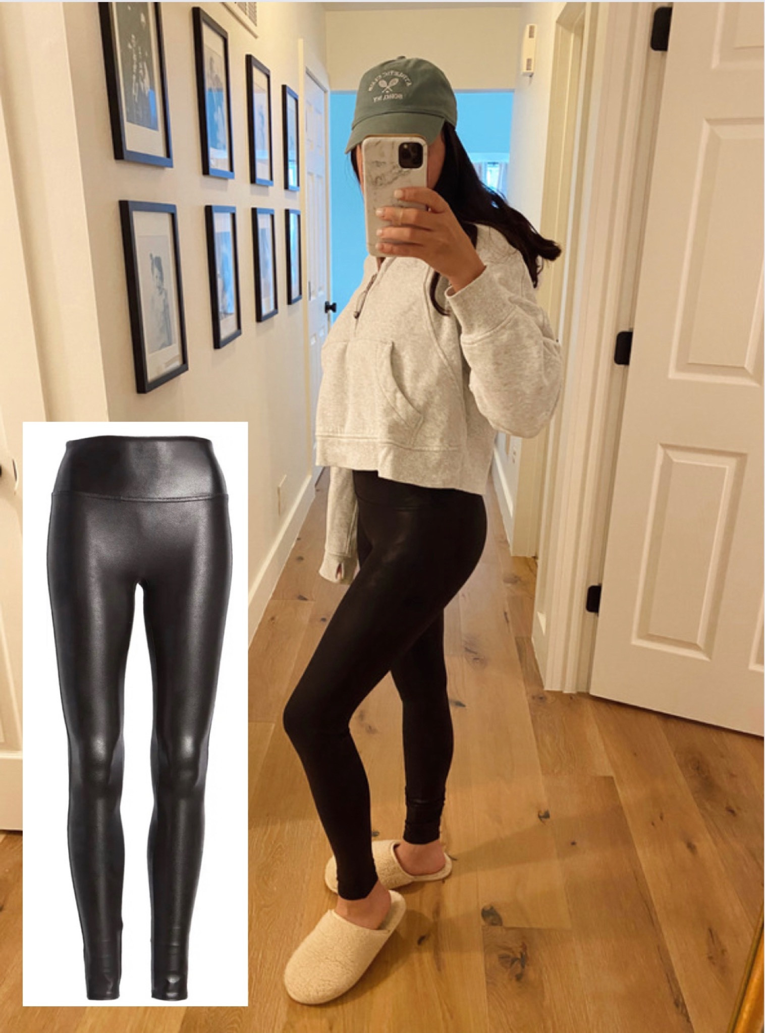 My favorite faux leather leggings are part of the Nordstrom sale again! Pre pregnancy I’m a size 26 and wear a medium in these! These have been a staple for me for four years! #spanx #nordstrom #sale 

#LTKxNSale #LTKunder100 #LTKstyletip