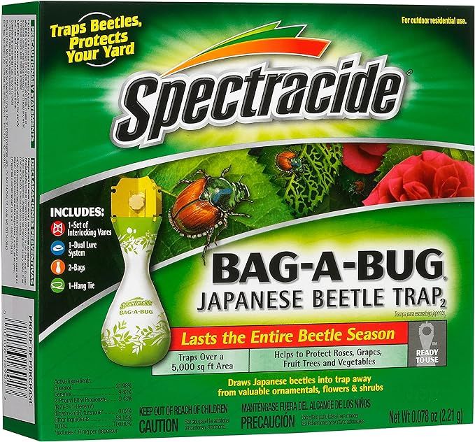 Spectracide Bag-A-Bug Japanese Beetle Trap (Pack of 2) | Amazon (US)