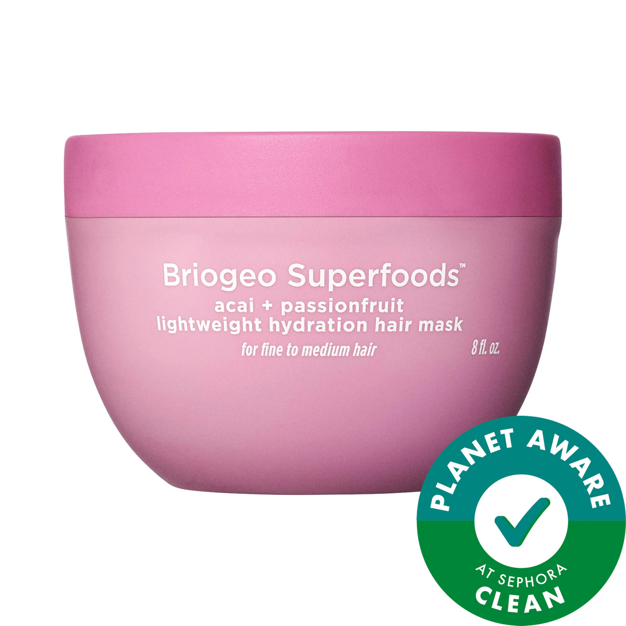Briogeo Superfoods Acai + Passionfruit Lightweight, Hydrating Hair Mask for Fine Hair 8 oz/240ml | Sephora (US)