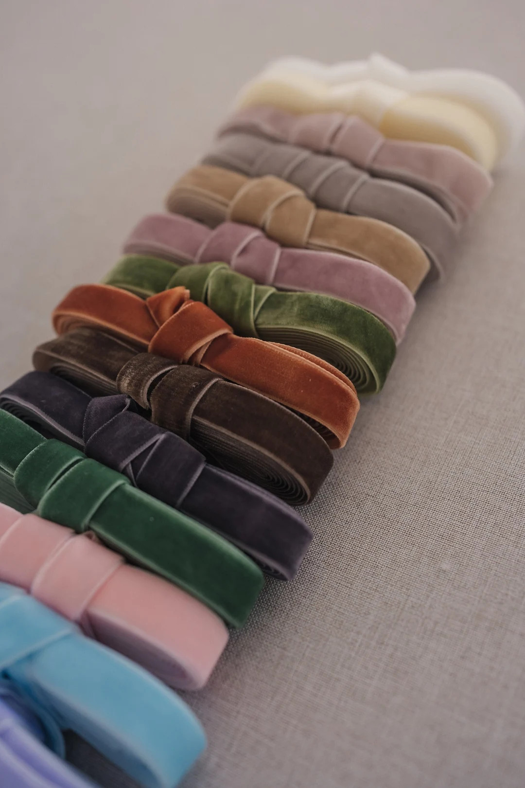 Velvet Ribbon | 1/2" By the Yard Velvet Ribbon with Finished Edges, for Product Packaging, Gift W... | Etsy (US)