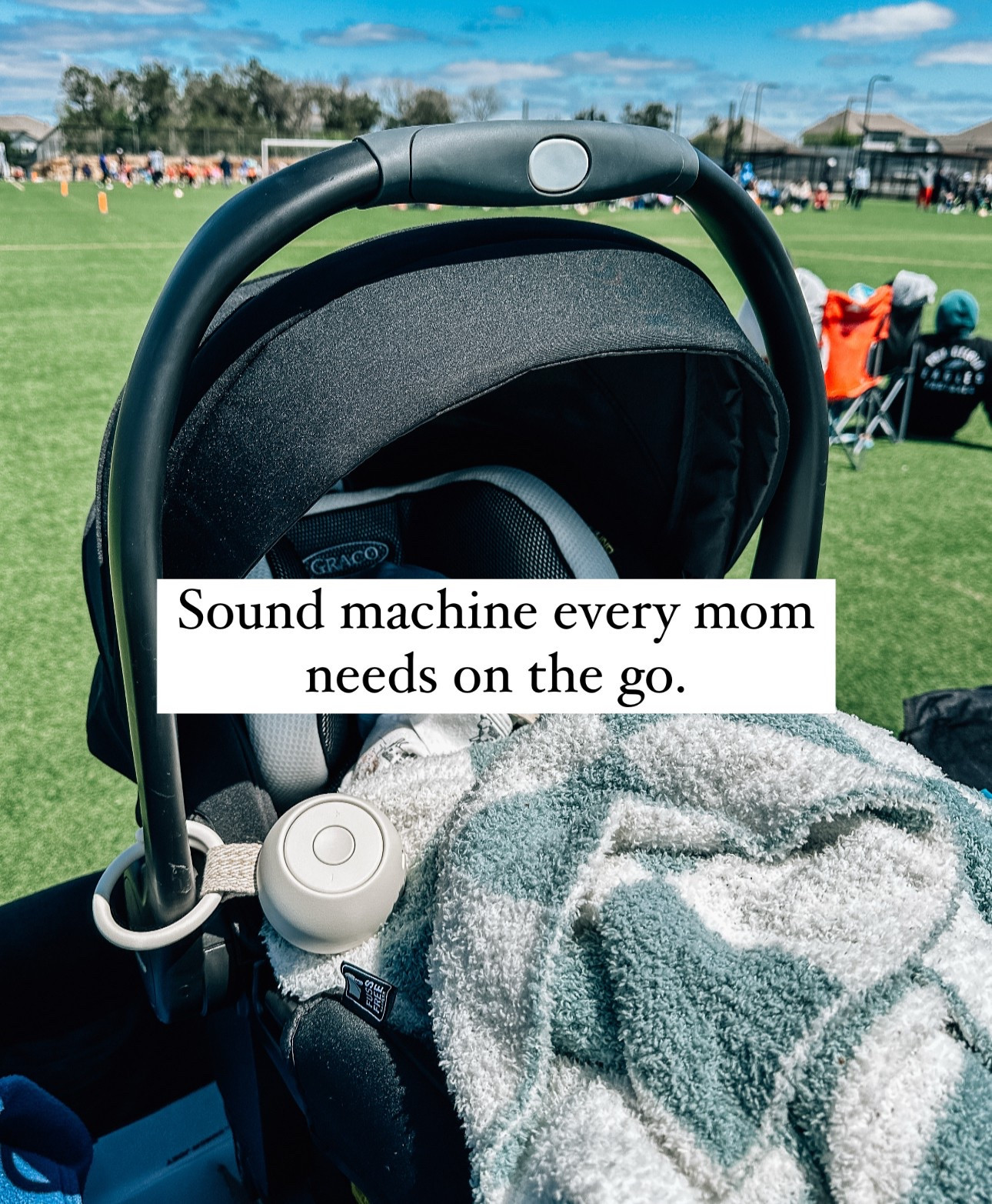 Taking a baby to big kid sports? This portable sound machine is my secret weapon. It helps block out all the noise (and chaos) so baby can nap no matter what’s going on around us. We’ve used it at soccer games, in the car, and even at restaurants. Total must-have for on-the-go moms.

Linked it + our favorite cozy essentials too!
#LTKbaby #LTKmom #momlifeessentials #babymusthaves

#LTKTravel #LTKBump #LTKBaby