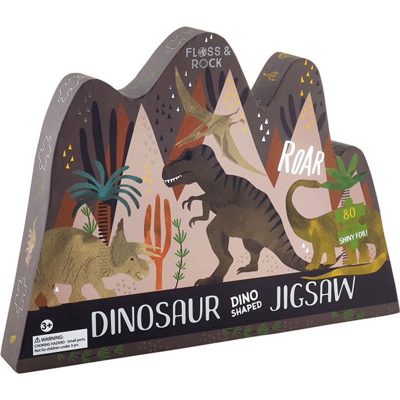 Dinosaur Dino Shaped 80-Piece Puzzle | Maisonette