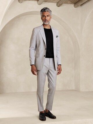 Tailored-Fit Luxe Wool-Blend Suit Trouser | Banana Republic Factory