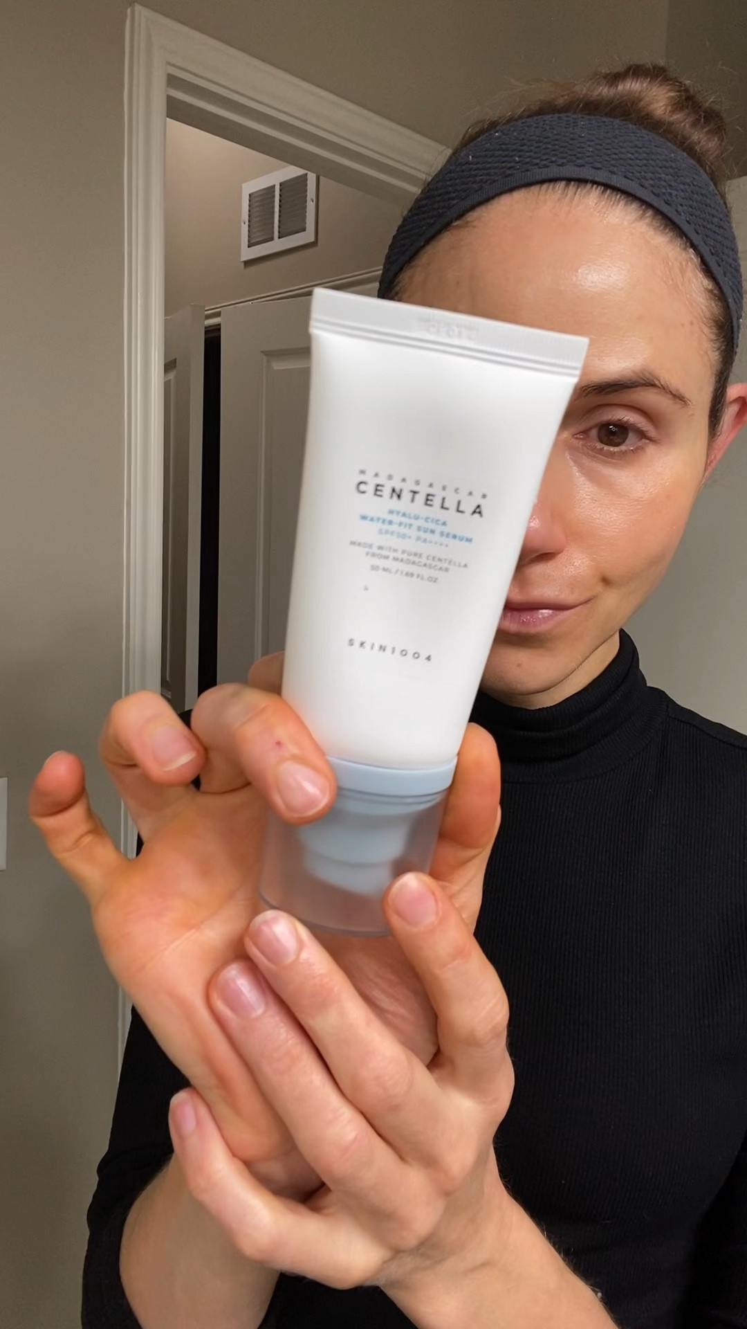 Code INF10DRDRAY for 12% off Stylevana orders. Love Skin 1004 Madagascar Centella Hyalu-cica Water-fit Sun Serum SPF50 sunscreen. This fragrance free, organic (aka chemical) sunscreen leaves no white cast. It is super lightweight and hydrating. Niacinamide & Centella are anti-inflammatory. This is like my fourth tube 😂 #skincare 

#LTKVideo #LTKbeauty #LTKfindsunder50