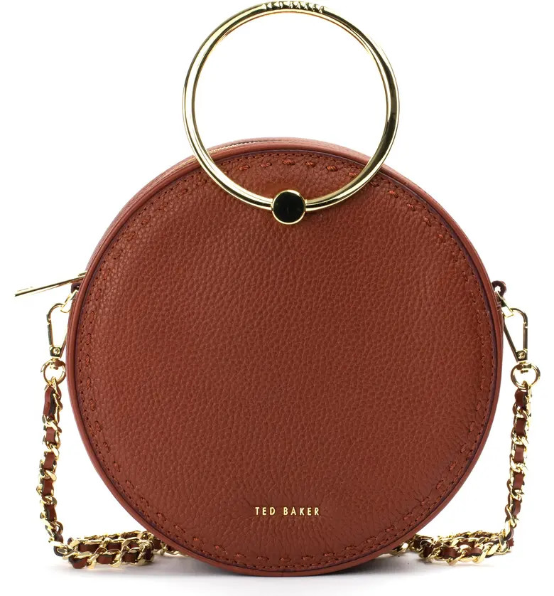 Ted Baker London Madddie Circle Leather Crossbody Bag | Nordstrom | Nordstrom