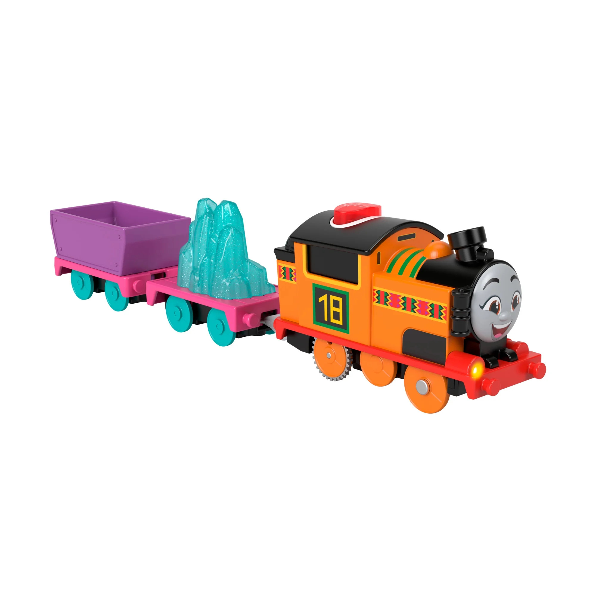 Thomas & Friends Talking Nia Toy Train, Motorized Engine with Phrases & Sounds, 4 Pieces | Walmart (US)